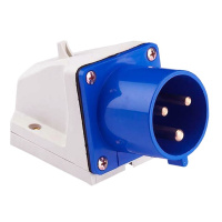 Вилка стационарная 523 2P+PE 32A 220В IP44 EKF PROxima