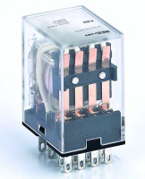 Реле промежуточное 4 конт. с LED инд. 3А 24В DC DEKraft ПР-102