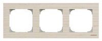 Рамка 3-постовая ABB NIE Sky Белый ясень 8573 FR