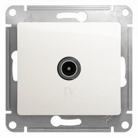Розетка TV механизм Systeme Electric Glossa Перламутр