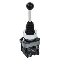 Джойстик LA167-PA12 2 полож. 2з с фиксацией черный IEK