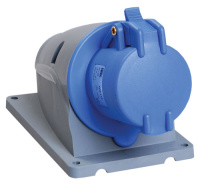 Розетка стационарная ССИ-113 16А-6ч/200-250В 2Р+РЕ IP44 IEKMAGNUM  Розетка стационарная ССИ-113 16А-6ч/200-250В 2Р+РЕ IP44 IEKMAGNUM