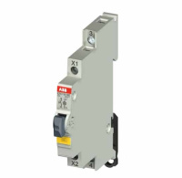 Выключатель кнопочный с подсветкой желтый ABB E217-16-01E48