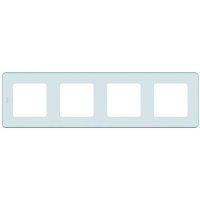 Рамка декоративная универсальная, 4 поста, Legrand Inspiria Мятный