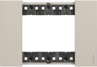 Песочный Рамка итальянский стандарт 3 мод Bticino LivingNow