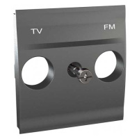 Накладка розетки TV-FM Schneider Electric Unica Top Графит