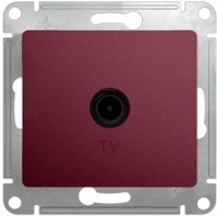 Розетка TV оконечная 1DB механизм Systeme Electric Glossa Баклажановый