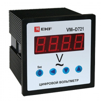Вольтметр цифровой на панель 96х96 однофазный EKF PROxima VM-D961