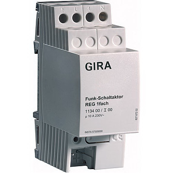 Радиокоммутатор REG-типа на DIN-рейку Gira FKB-SYS Gira Funkbus System 113400Gira