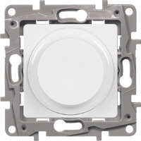 Светорегулятор поворотный без нейтрали 300 Вт Legrand Etika Белый