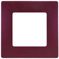 Рамка 1-постовая Legrand Etika Cливовый