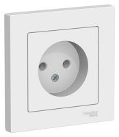 SE AtlasDesign Розетка без заземления Лотос 16А в сборе
