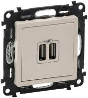Зарядное устройство 2хUSB 1500mA Legrand Valena Life Слоновая кость
