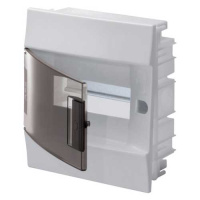 Бокс встраиваемый Mistral41 8М прозрачная дверь (с клеммами) 232x250x108 белый