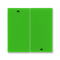 Сменная панель на клавишу для выключателя жалюзи зелёный ABB Levit