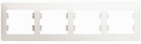 Рамка 4-постовая горизонтальная Systeme Electric Glossa Перламутр
