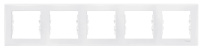 Рамка 5-постовая горизонтальная Schneider Electric Sedna Белый