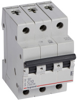 Автоматический выключатель 3P 10A C 4,5kA Legrand RX3