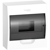 Бокс пластиковый навесной с прозрачной дверью 1ряд/8мод Schneider Electric Easy9