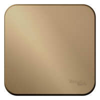 Выключатель 1-клавишный накладного монтажа (cхема 1) с самовозвратом с изолирующей пластиной 10A Systeme Electric Blanca Титан