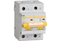 Автоматический выключатель 2P 20A (C) 10kA IEK ВА47-100 KARAT