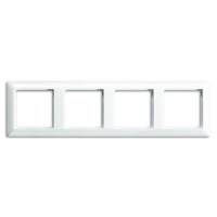 Рамка 4-постовая Jung Eco Profi Белый