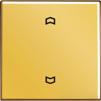 Накладка выключателя жалюзийного нажимного с ДУ JUNG LS 990/ LS-design/ LS plus Имитация золота