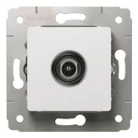 Розетка TV проходная Legrand Cariva Белый