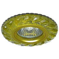 Светильник встраиваемый 35Вт GU5,3 + 3Вт LED Матовое золото IMEX