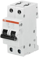 Автоматический выключатель 2P 2A (C) 10kA ABB S202M