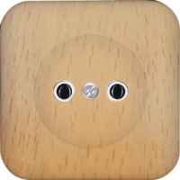 Розетка 1-ая с/з с з/ш 10A изолир. плата в сборе (DIY) Wessen Прима Бук