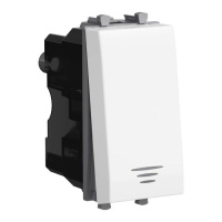 Диммер кнопочный модульный для LED ламп, "Avanti", "Белое облако", 1 модуль DKC