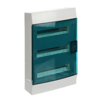 ABB Бокс настенный Mistral41 36М N+PE зеленая дверь (3ряда)