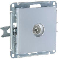 Розетка TV оконечная Wessen 59 Матовый хром