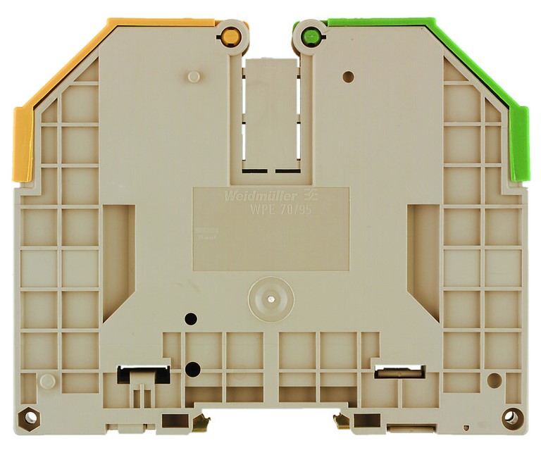 Клеммник заземления WPE 70/95 винт 95 мм.кв желто-зеленый Weidmuller ...