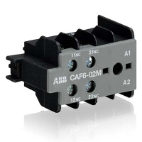 Блок дополнительных контактов мгновенного действия для фронтального монтажа 2НЗ, CAF6-02N ABB