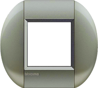 Рамка овальная 2 мод Bticino Living Light Титан
