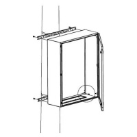 Комплект крепления шкафов CE/RAM box к столбу ширина шкафа- 600 мм DKC