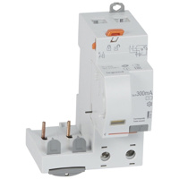 Дифференциальный блок DX3 - тип AC - 300 мА - 2П - 230 В~ - 40 А - 2 модуля Legrand