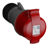 Розетка кабельная Easy&Safe 332EC6,32А,3P+E,IP44,6ч ABB