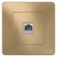 Розетка компьютерная скрытой установки RJ45 кат.5E Systeme Electric Blanca Титан