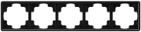 Рамка 5-постовая Gira S-Color Черный