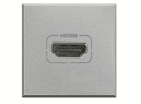Разъем HDMI 2 мод Bticino Axolute Алюминий