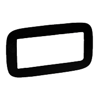 Рамка 5 мод без перегородок Legrand Valena Allure Матовый черный 