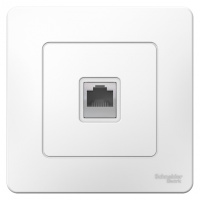 Розетка телефонная скрытой установки RJ11 Systeme Electric Blanca Белый