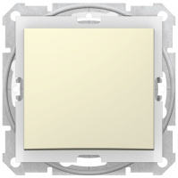 Выключатель 1-клавишный 10A IP44 Schneider Electric Sedna Бежевый