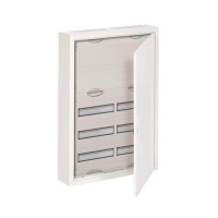Шкаф навесной с дверцей, 824х574х140, DIN125мм-5рядов/72(120)мод, IP43 / 30126 ABB AT