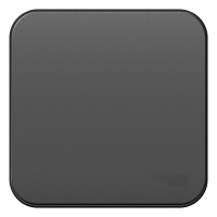 Переключатель 1-клавишный накладного монтажа с изолирующей пластиной 10A 250B Systeme Electric Blanca Антрацит