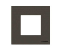 Рамка 1-постовая 2 мод ABB NIE Zenit Антрацит N2271 AN