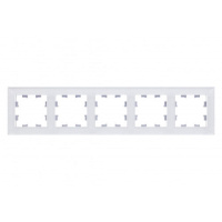 SE AtlasDesign Рамка 5-постовая органическое стекло Белый Nature